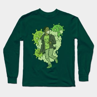 The Virus Waits Long Sleeve T-Shirt